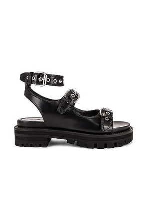 ALAÏA Buckle Sandals in Noir - Black. Size 40.5 (also in ).