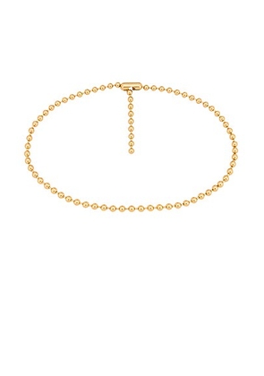 Bottega Veneta Round Metal Chain Belt in Oro - Metallic Gold. Size all.