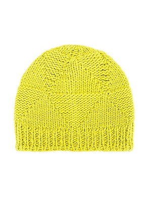 Bottega Veneta Wool Beanie in Kiwi - Green. Size M (also in ).