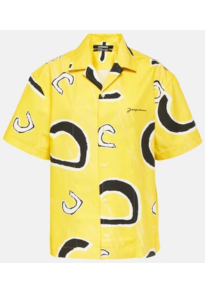 Jacquemus La Chemise Jean printed cotton bowling shirt
