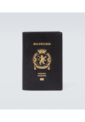 Balenciaga Logo passport holder