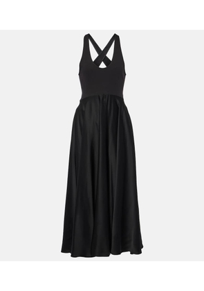 Alaia Cotton-blend midi dress