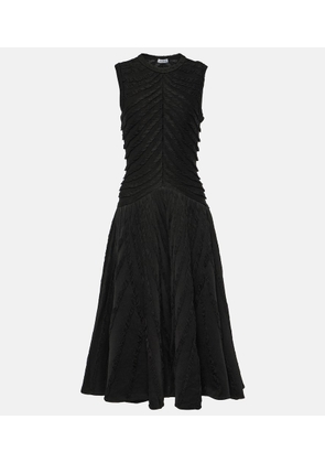 Alaia Gathered midi dress