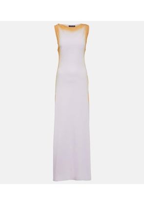 Y/Project Ribbed-knit cotton maxi dress