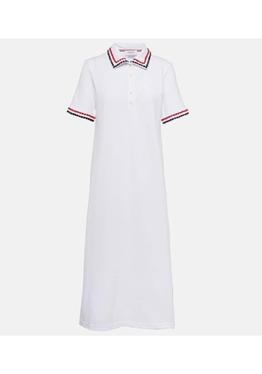 Thom Browne Cotton pique midi dress