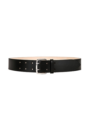 DEHANCHE Hutch Belt in Black & Silver - Black. Size L (also in S, XS).