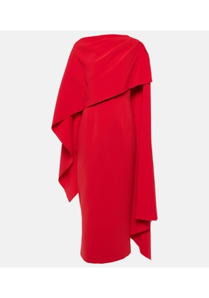 Roksanda Demetria caped midi dress