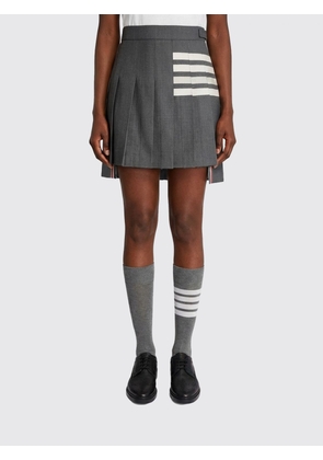 Skirt THOM BROWNE Woman color Grey