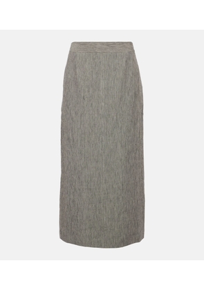 Tove Romilie linen maxi skirt