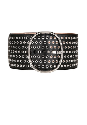 ALAÏA Ovale Belt in Noir - Black. Size 65 (also in 70).