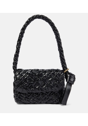 Bottega Veneta Kalimero Citta Intreccio leather shoulder bag