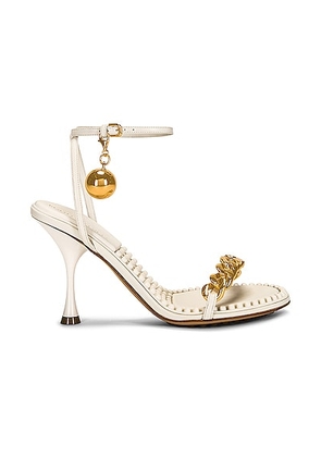 Bottega Veneta Dot Ankle Strap Sandals in String - Ivory. Size 37.5 (also in ).