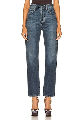 AGOLDE 90's Pinch Waist Jeans in Portrait - Blue. Size 33 (also in ).