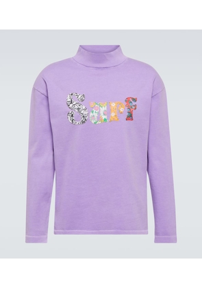 ERL Applique cotton jersey sweatshirt
