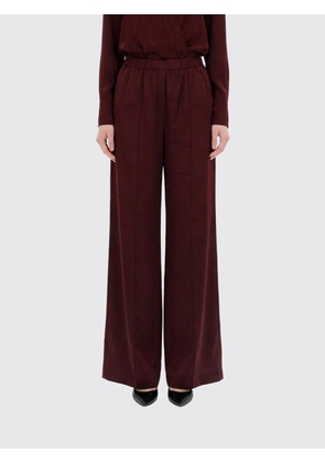 Pants TORY BURCH Woman color Burgundy