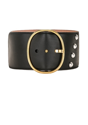 ALAÏA Ovale Belt in Noir - Black. Size 65 (also in ).