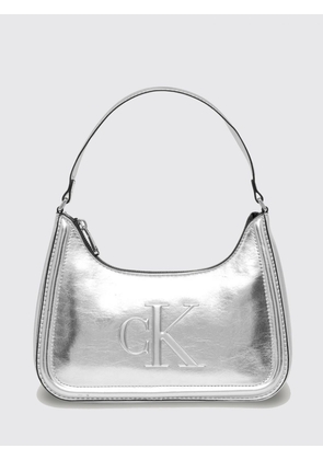 Handbag CALVIN KLEIN Woman color Silver