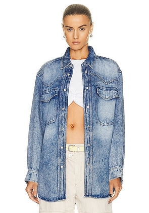Isabel Marant Etoile Taniami Shirt in Light Blue - Denim-Medium. Size 34 (also in 36, 38, 40).