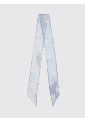 Neck Scarf MCQUEEN Woman color Ice