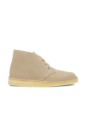 Clarks Desert Coal in Stone Suede - Beige. Size 7.5 (also in ).