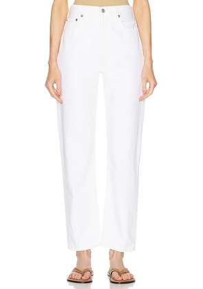 AGOLDE 90's Pinch Waist Jeans in Marshmellow - White. Size 31 (also in 32, 33, 34).