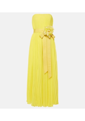 Max Mara Elegante Hiltex chiffon maxi dress