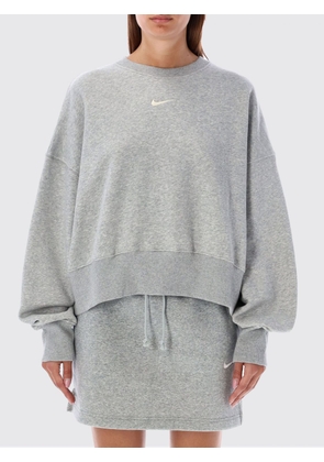 Sweatshirt NIKE Woman color Grey