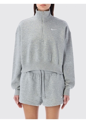 Sweatshirt NIKE Woman color Grey