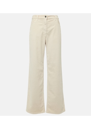The Row Dan cotton corduroy flared pants