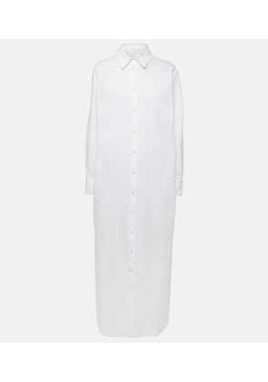 The Row Izumi oversized cotton poplin shirt dress