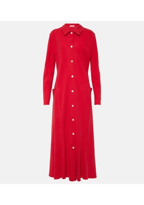 The Row Myra silk shirt dress