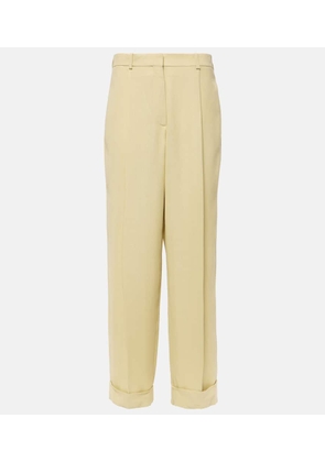 The Row Tor crepe wide-leg pants