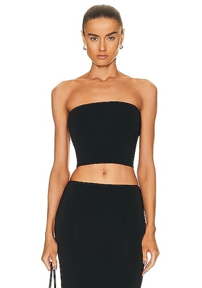Eterne Amina Tube Top in Black - Black. Size L (also in M, XL).