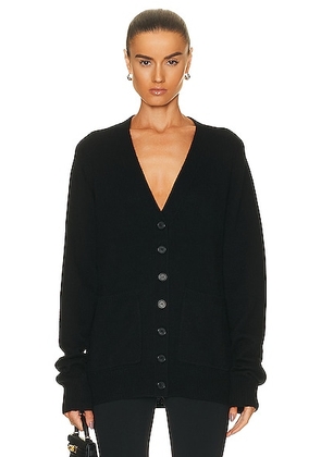 Eterne Theodore Cardigan in Black - Black. Size XS/S (also in ).