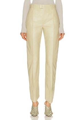 Bottega Veneta Curved Pant in Fennel Seed - Beige. Size 34 (also in 36, 38).