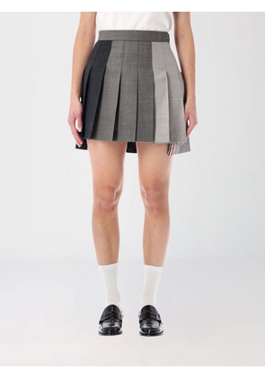 Skirt THOM BROWNE Woman color Grey