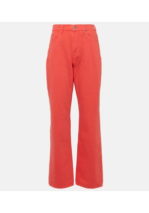 7 For All Mankind Tess high-rise straight jeans