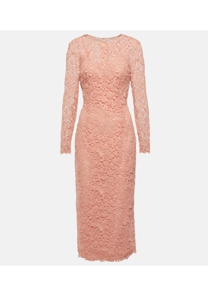 Carolina Herrera Lace midi dress
