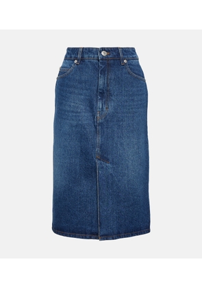 Ami Paris Denim pencil skirt