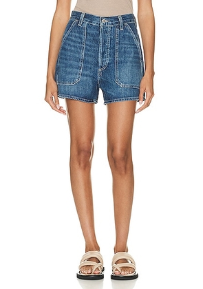 Citizens of Humanity Frances Short in Coastal - Denim-Medium. Size 25 (also in ).