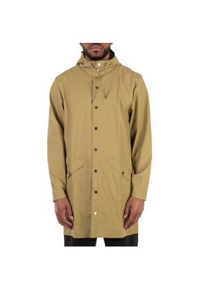 Rains Khaki Lightweight Waterproof Long Jacket