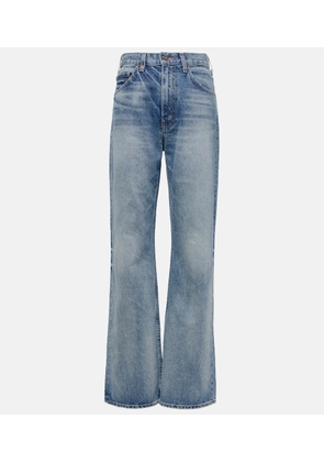 Nili Lotan Mitchell low-rise wide-leg jeans