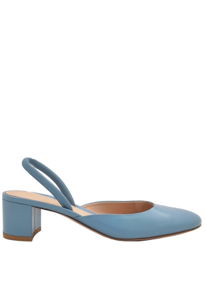 Gianvito Rossi Tivoli Leather Slingback Pumps