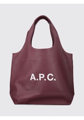 Bag A. P.C. Men color Burgundy