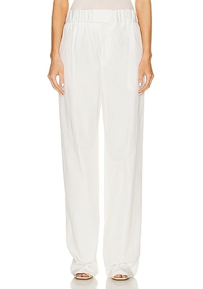 Bottega Veneta Wide Leg Pant in String - Cream. Size 40 (also in ).