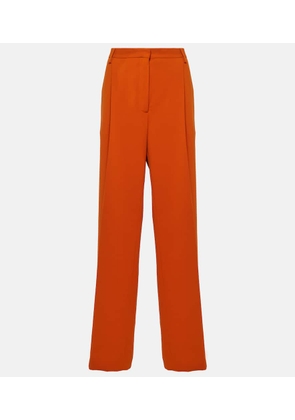 Dries Van Noten High-rise crepe straight pants
