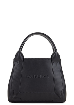 Balenciaga Xs Navy Cabas Bag in Black - Black. Size all.