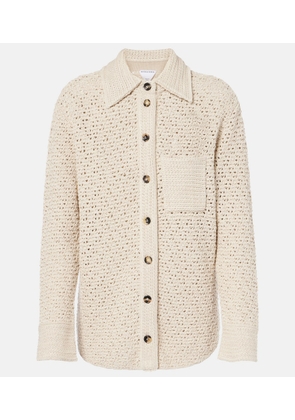 Bottega Veneta Cotton crochet shirt
