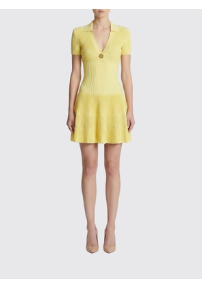 Dress BALMAIN Woman color Yellow