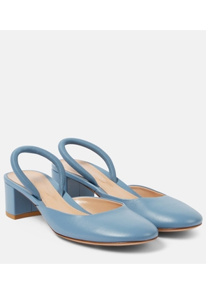 Gianvito Rossi Tivoli leather mules